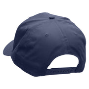 Red Offroad Car Embroidered Solid Cotton Twill Pro Style Cap - Navy OSFM