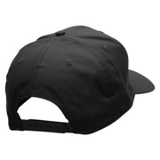 Red Offroad Car Embroidered Solid Cotton Twill Pro Style Cap - Black OSFM