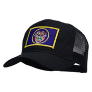 Utah State Flag Patched Mesh Cap