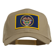 Utah State Flag Patched Mesh Cap