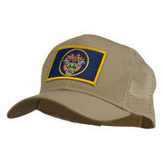 Utah State Flag Patched Mesh Cap