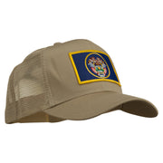 Utah State Flag Patched Mesh Cap