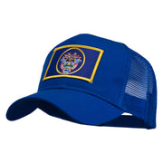 Utah State Flag Patched Mesh Cap