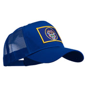 Utah State Flag Patched Mesh Cap