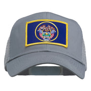 Utah State Flag Patched Mesh Cap