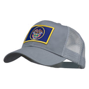 Utah State Flag Patched Mesh Cap