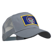 Utah State Flag Patched Mesh Cap