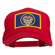 Utah State Flag Patched Mesh Cap