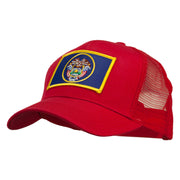 Utah State Flag Patched Mesh Cap