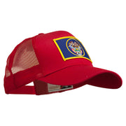 Utah State Flag Patched Mesh Cap