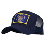 Utah State Flag Patched Mesh Cap