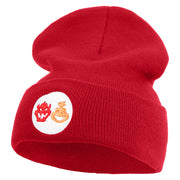 Mario The Bowsers 12 Inch Long Knitted Beanie - Red OSFM