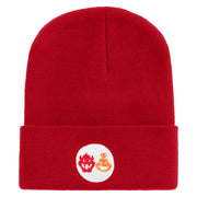 Mario The Bowsers 12 Inch Long Knitted Beanie - Red OSFM