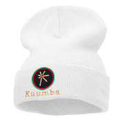 Kuumba is Creativity Embroidered Knitted Long Beanie