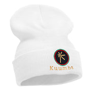 Kuumba is Creativity Embroidered Knitted Long Beanie