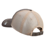 U.S. Army 3rd Infantry Division Embroidered Low Profile Special Cotton Mesh Cap - Brown-Khaki OSFM