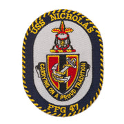 USS Rope Border Logo Patches