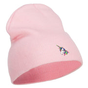 Mini Unicorn Embroidered Short Beanie