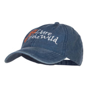 Lure of the Wild Embroidered Washed Cap