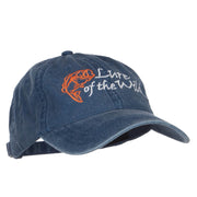 Lure of the Wild Embroidered Washed Cap