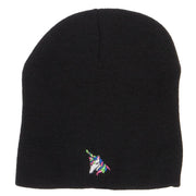 Mini Unicorn Embroidered Short Beanie