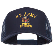 US Army Wife Retired Military Embroidered