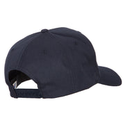 US Coast Guard Veteran Anchors Embroidered Solid Cotton Pro Style Cap