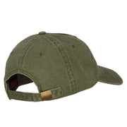 US Army Retired Circle Embroidered Washed Cotton Twill Cap