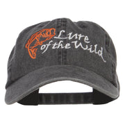 Lure of the Wild Embroidered Washed Cap