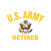 US Army Retired Heat Transfers Sticker