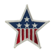 USA Flag Style Embroidered Patch