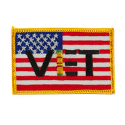 USA Flag Style Embroidered Patch