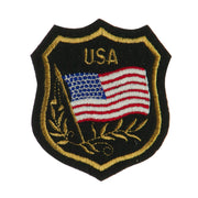 USA Flag Style Embroidered Patch