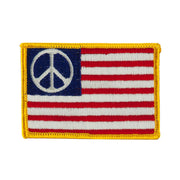 USA Flag Style Embroidered Patch