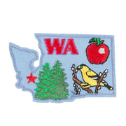 USA State Embroidered Patches