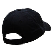 Saxophone Embroidered Low Profile Dyed Cotton Twill Cap - Black OSFM