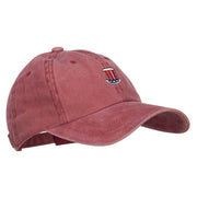 Uncle Sam Embroidered Unstructured Cap