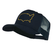 United States Embroidered Trucker Cap