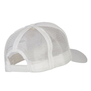 US Coast Guard Retired Anchors Embroidered Solid Cotton Mesh Pro Cap