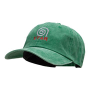 Utah Spiral Embroidered Unstructured Cotton Cap