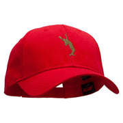 Serve Man with Ball Embroidered Low Profile Cap - Red OSFM