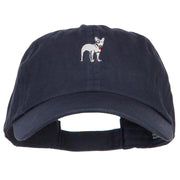 Bull Terrier Dog Embroidered Low Cap