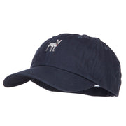 Bull Terrier Dog Embroidered Low Cap