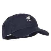 Bull Terrier Dog Embroidered Low Cap