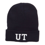 UT Utah State Embroidered Cuff Beanie