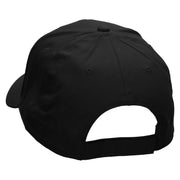 Serve Man with Ball Embroidered Low Profile Cap - Black OSFM