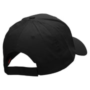 Serve Man with Ball Embroidered Low Profile Cap - Black OSFM