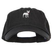 Bull Terrier Dog Embroidered Low Cap