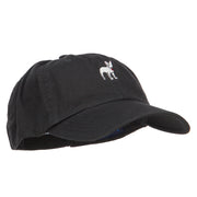 Bull Terrier Dog Embroidered Low Cap