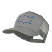 United States Embroidered Trucker Cap